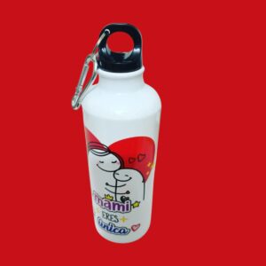 Botella aluminio con tapa rosca 600 ml