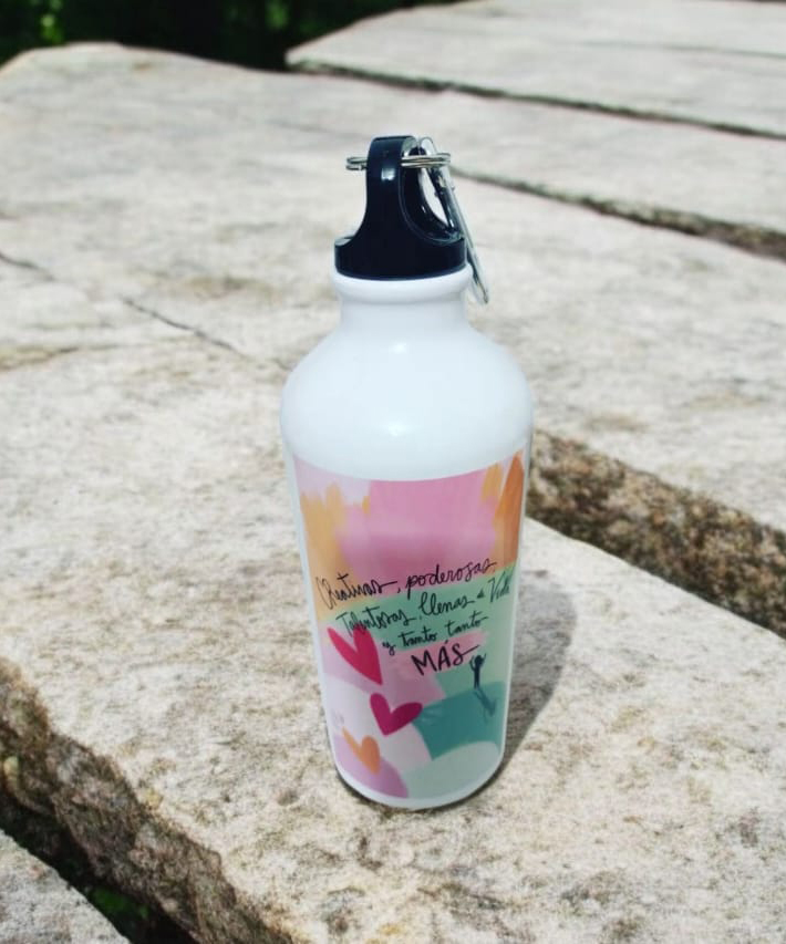 Botella aluminio con tapa rosca 600 ml - Imagen 2