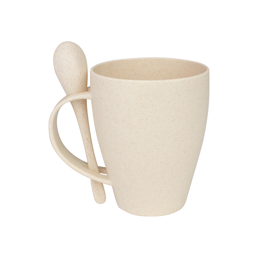Mug ecológico con Cuchara 400cc - Imagen 2