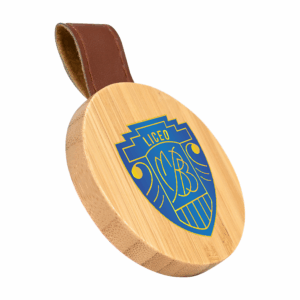 Espejo redondo de Bamboo