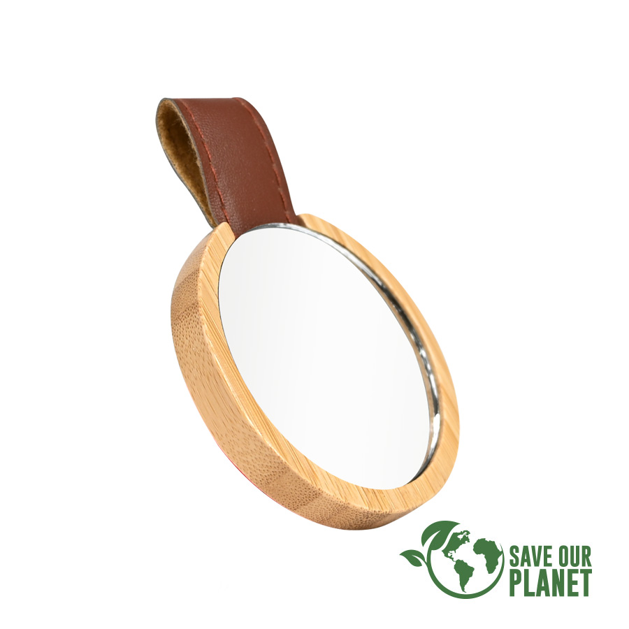 Espejo redondo de Bamboo - Imagen 4